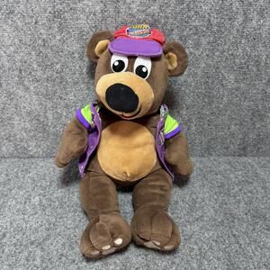 John's Incredible Pizza 16" INCREDIBEAR Bear Plush Stuffed Animal Varsity Jacket
